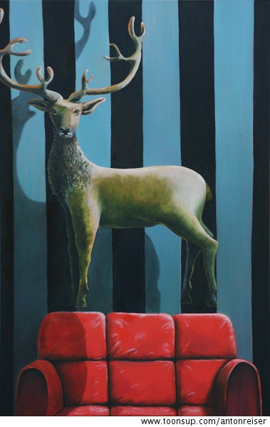 Illustration: Das rote Sofa 1