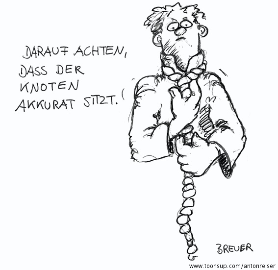 Cartoon: Darauf sollten Sie achten. 3