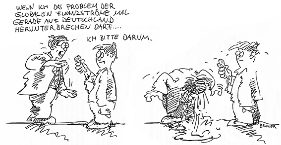 Cartoon: Finanzströme 1