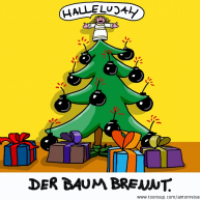 Der Baum brennt