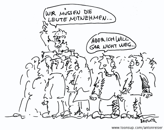 Cartoon: Politikergeschwätz 1
