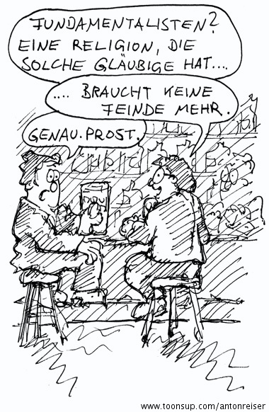 Cartoon: Fundamentalisten 1