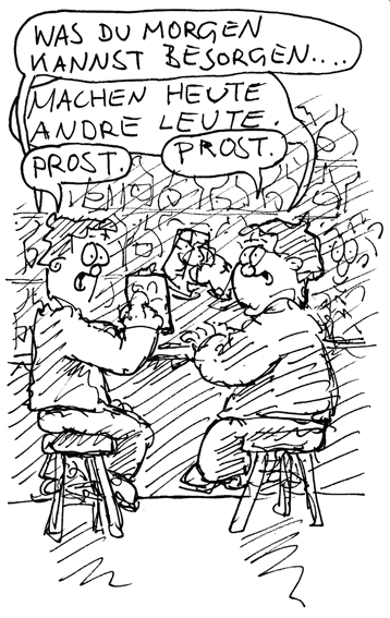 Cartoon: Morgen 1