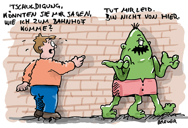 Cartoon: offensichtlich 1