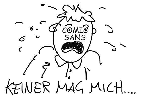 Cartoon: Comic Sans 1