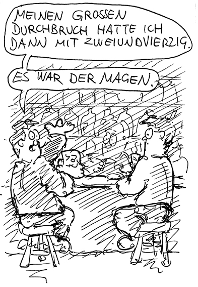 Cartoon: Durchbruch 1