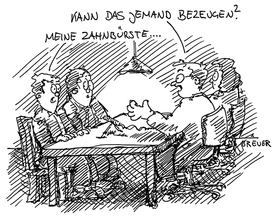 Cartoon: Intelligente Zahnbürste 1
