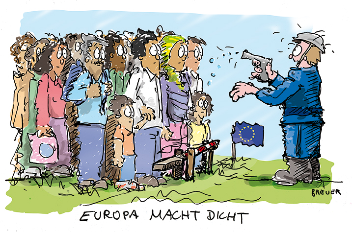 Cartoon: Europa macht dicht 1