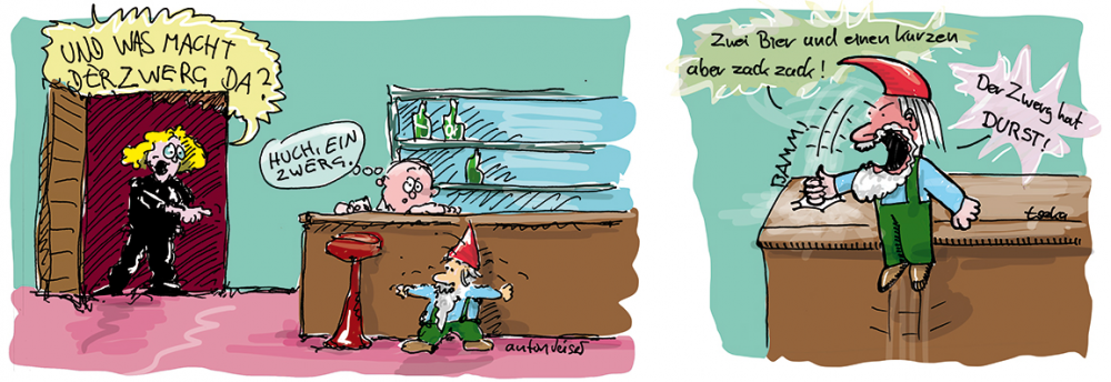Comic: Der Kneipen-Zwerg 2