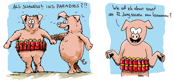 Comic: Schwein im Paradies 1