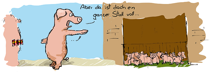 Comic: Schwein im Paradies 2
