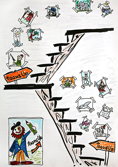 Illustration: Plakate für die Mühle 4