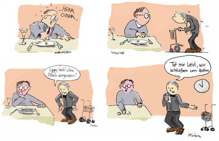 Comic: Herr Ober,... 1