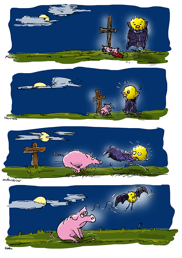 Comic: Zombieschwein 1