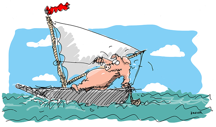 Cartoon: Tiere in ihrer natürlichen Umgebung 1