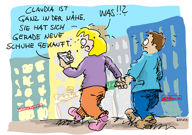 Cartoon: Neue Schuhe 1