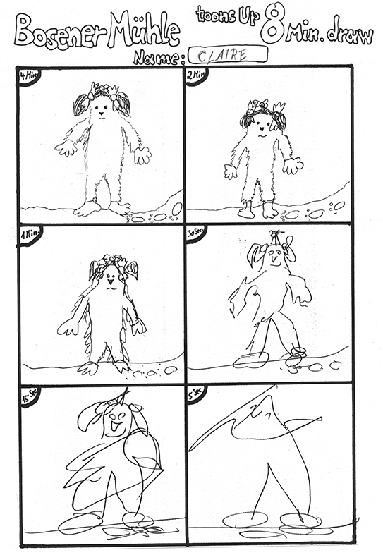 Comic: 8min-zeichnen: Yeti 1