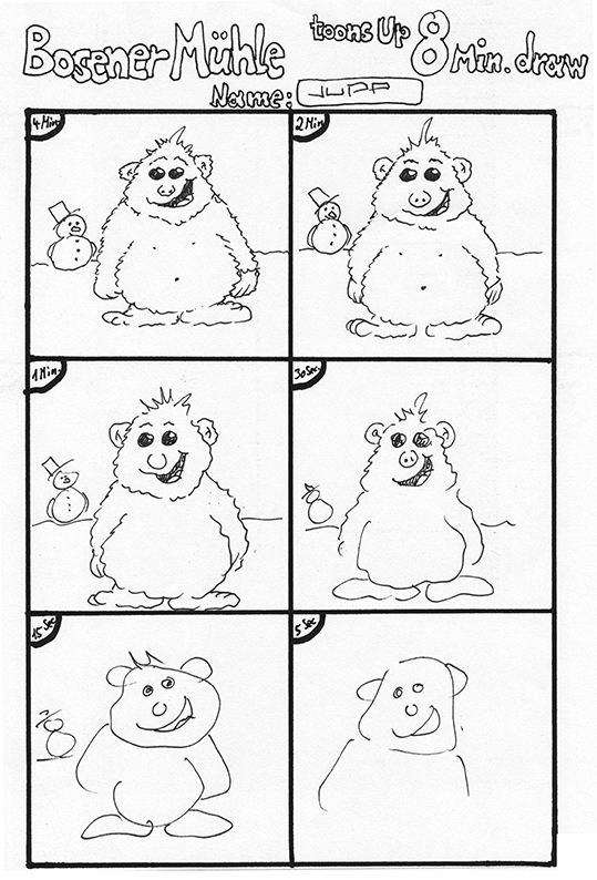 Comic: 8min-zeichnen: Yeti 3