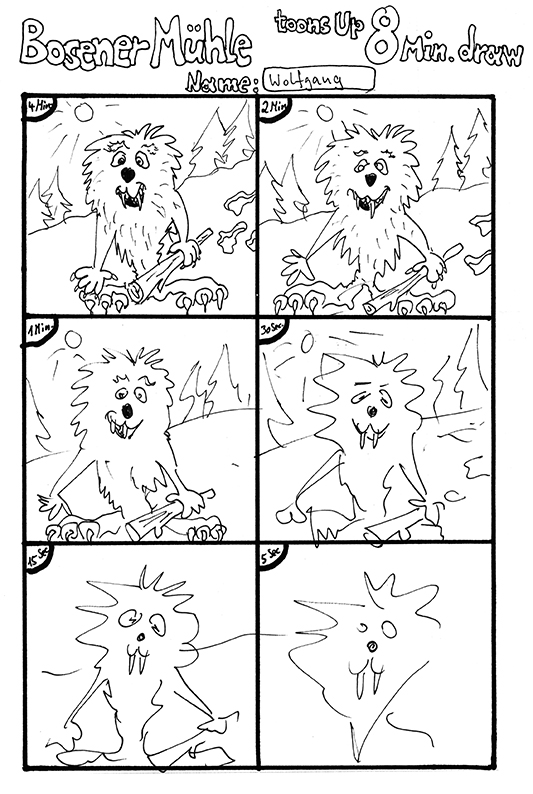 Comic: 8min-zeichnen: Yeti 4
