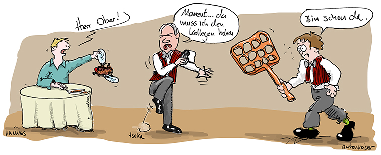 Comic: Herr Ober, .... 1