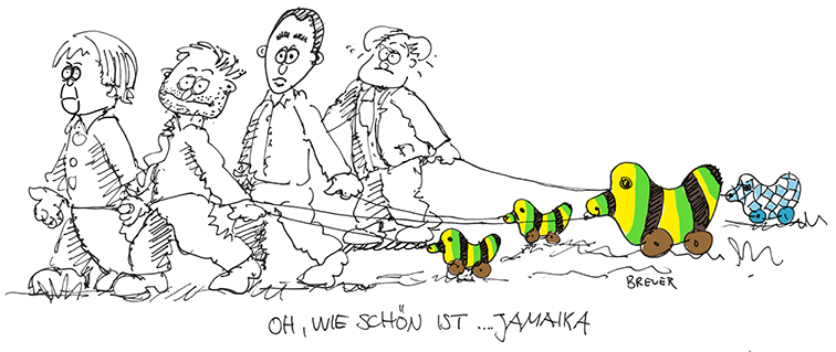Cartoon: Jamaika 1