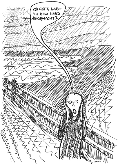 Cartoon: Der Herd/Mona Lisa 1