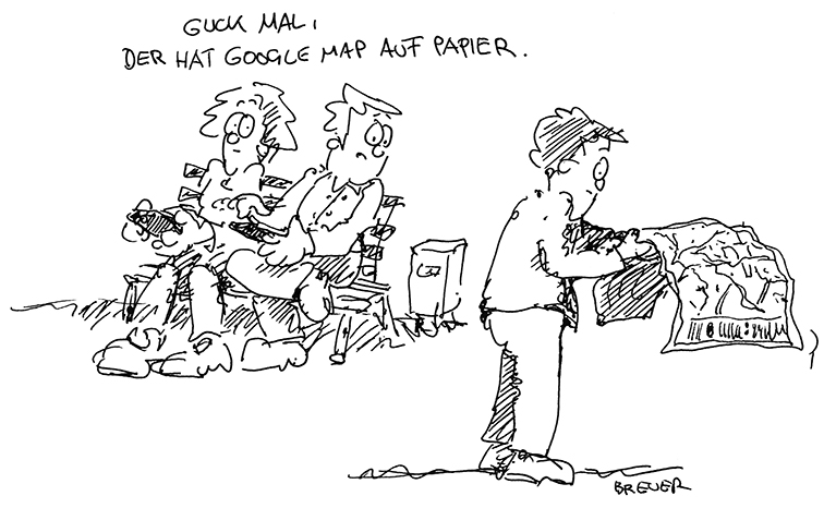 Cartoon: Google Map 1