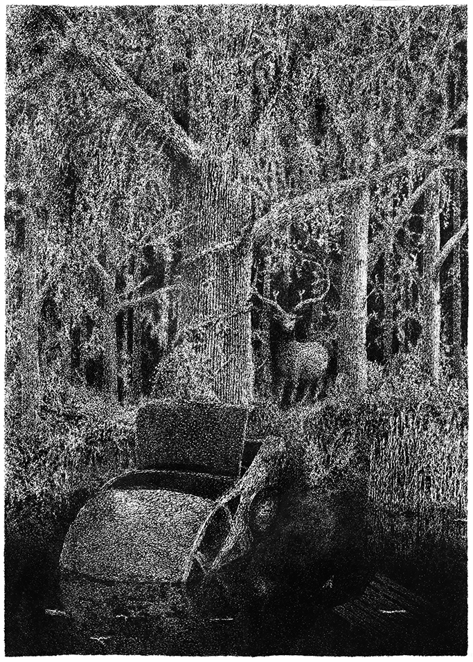 Illustration: Im Wald 1