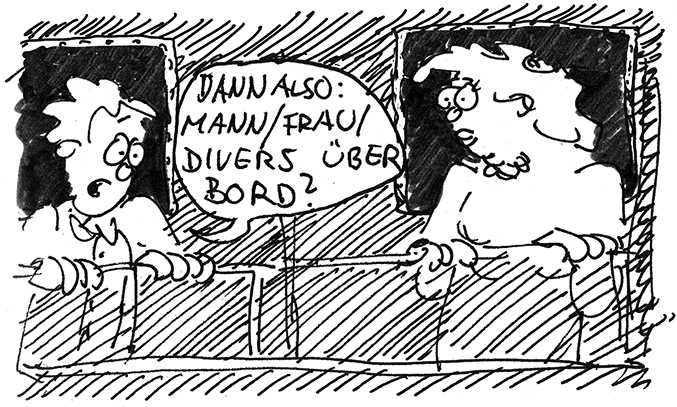 Comic: Mann über Bord? 6