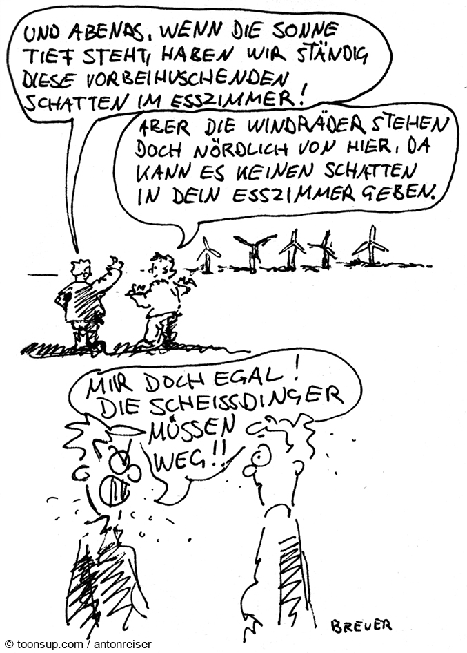 Cartoon: Windräder 1