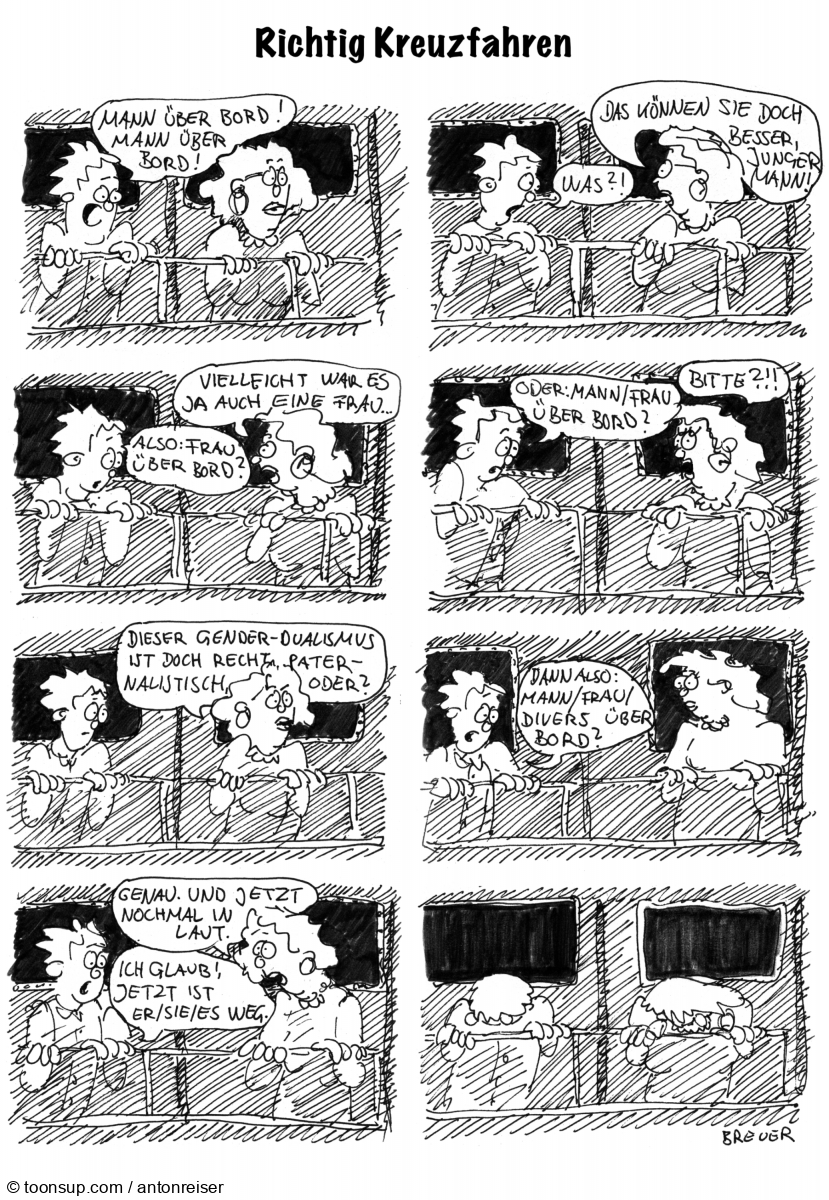 Comic: Richtig Kreuzfahren 1