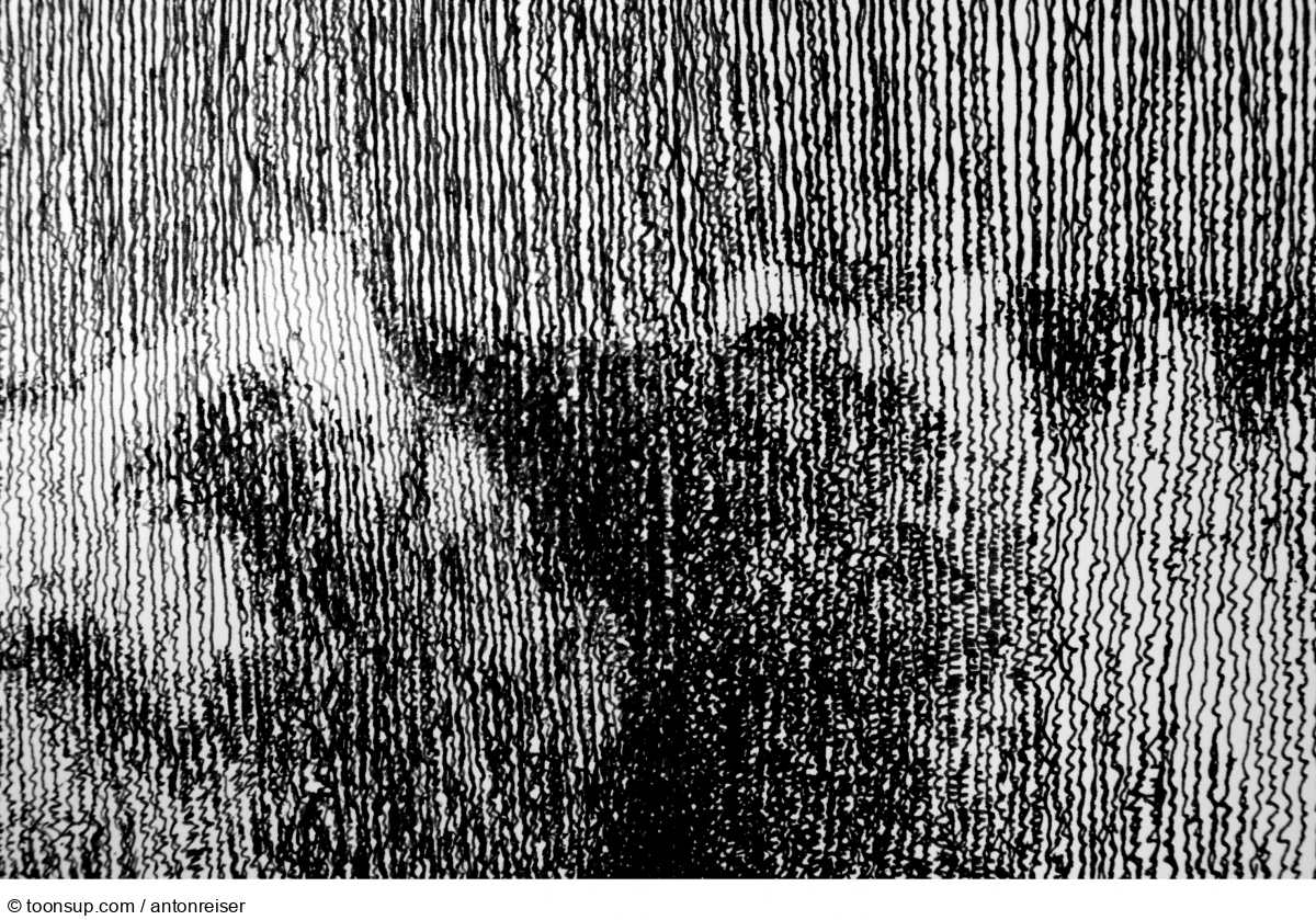 Illustration: Welle am Strand 2