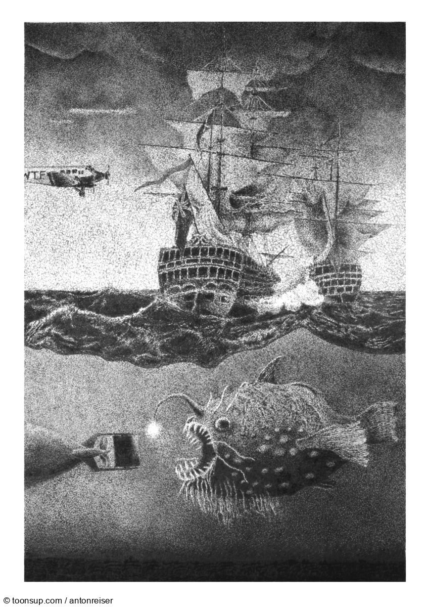 Illustration: Käpt’n Hornblower, die KI halluziniert wieder 1