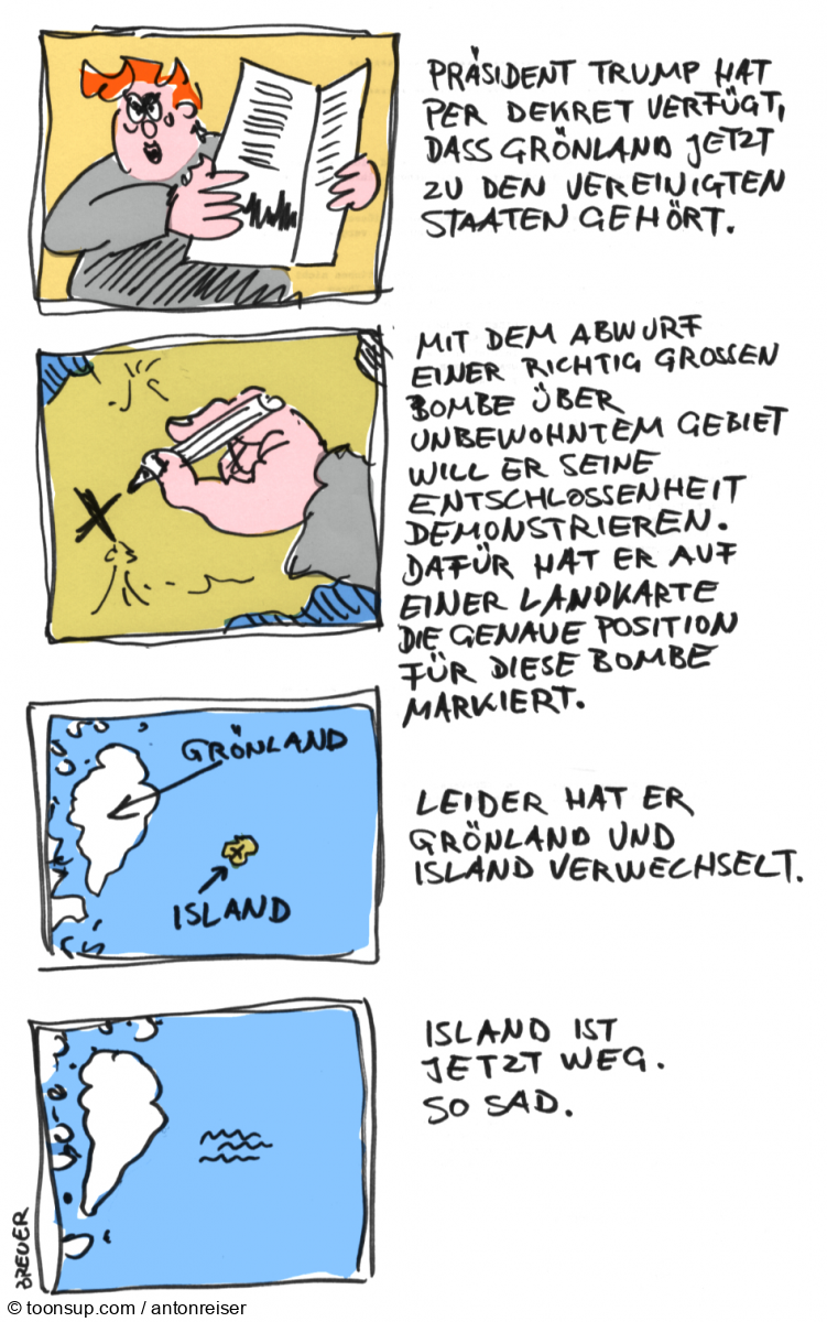 Cartoon: Grönland 1