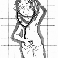Illustration: Titelbld 'Wie gesund b ich schon - wie krank bin ich noch?' 3
