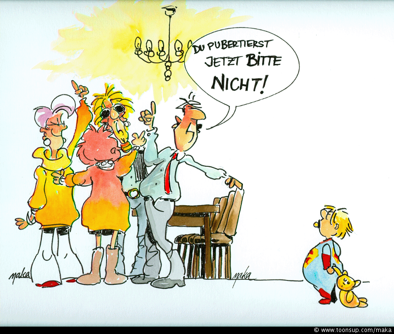 Cartoon: 'Ich habe nie pubertiert!' 3