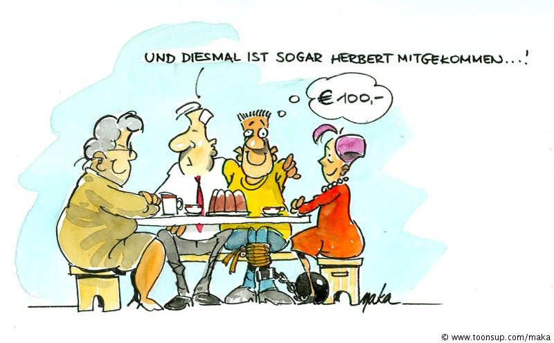 Cartoon: Freiwillige vor! 1