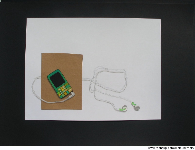 Concept Art / Character Design: mp3-Player 1