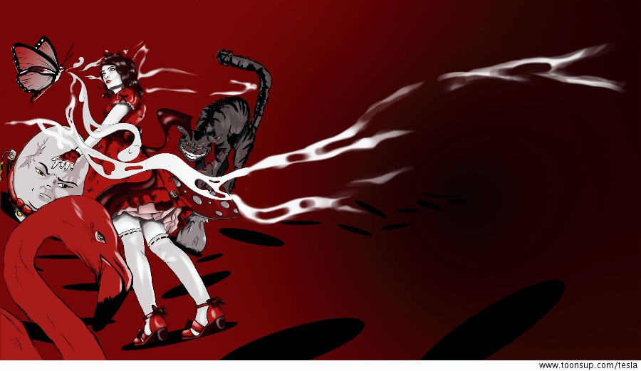 Illustration: Alice im Horrorland 1