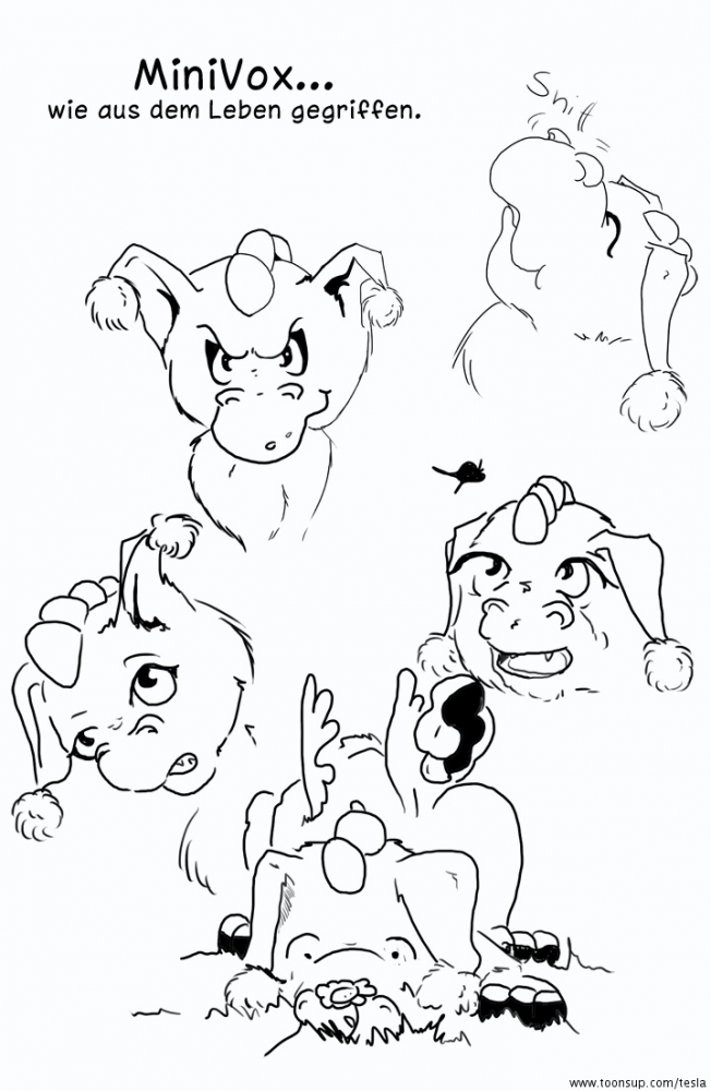 Concept Art / Character Design: Mini- MeniVox die frühen Jahre 1