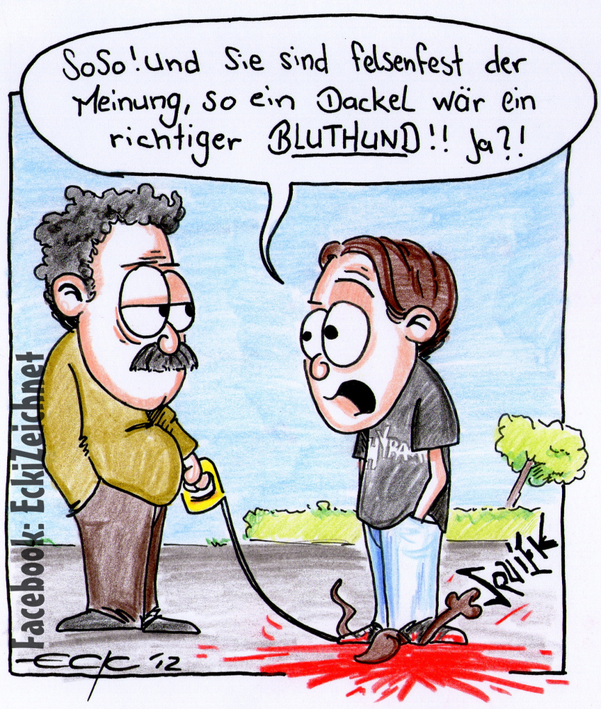 Cartoon: Bluthund 1