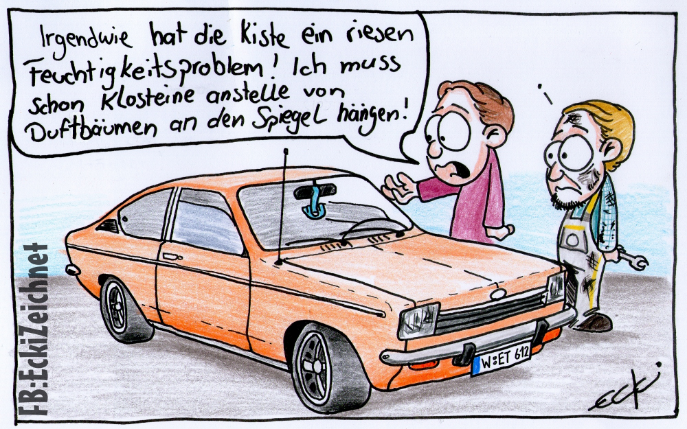 Cartoon: Feuchtigkeitsproblem 1