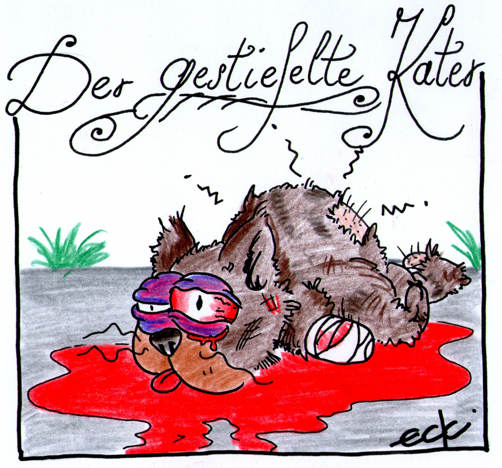 Cartoon: Der gestiefelte Kater 1