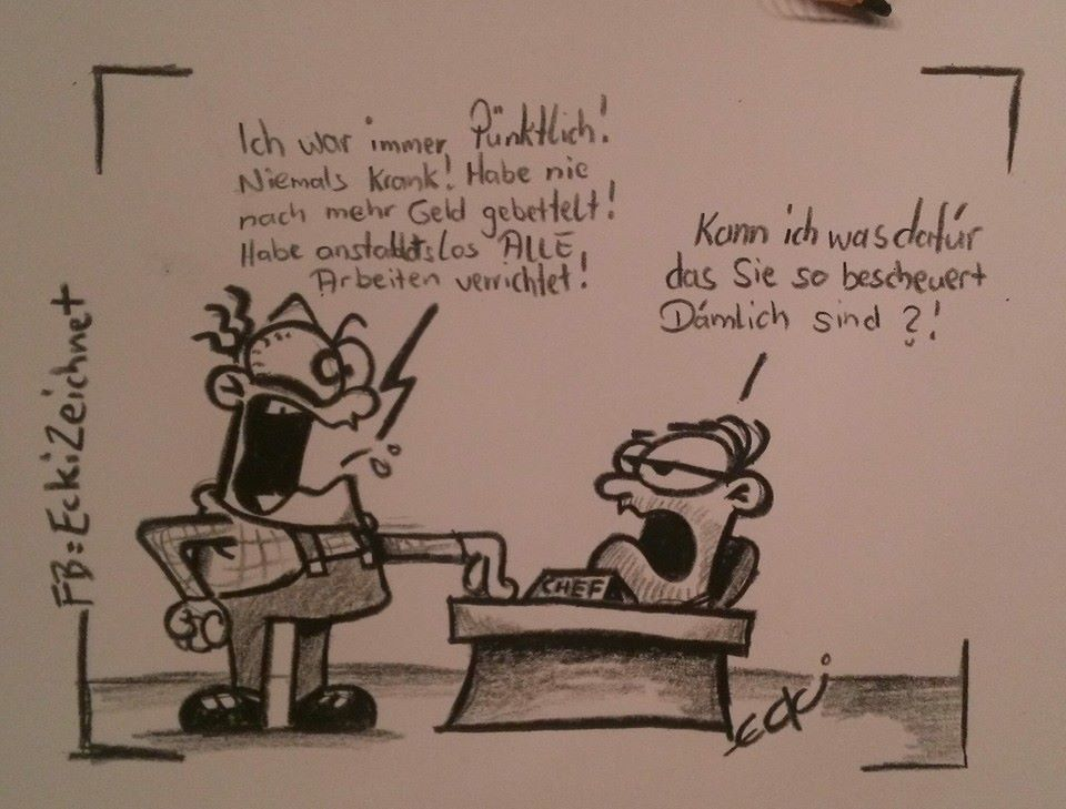 Cartoon: Bescheuert 1