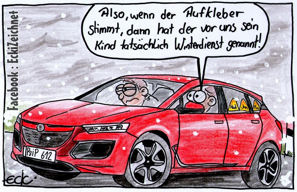 Cartoon: Winterdienst 1