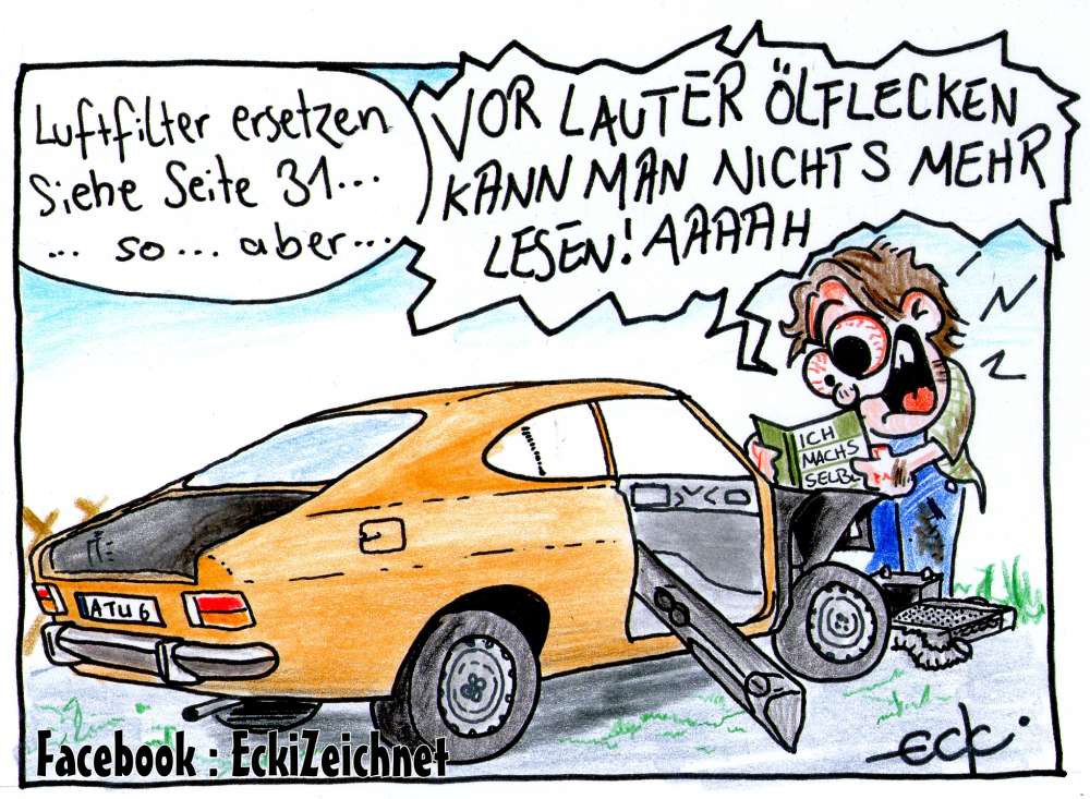 Cartoon: Selbst Ist Der Mann 1
