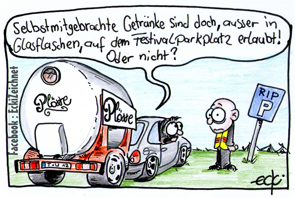 Cartoon: Festivalparkplatz 1