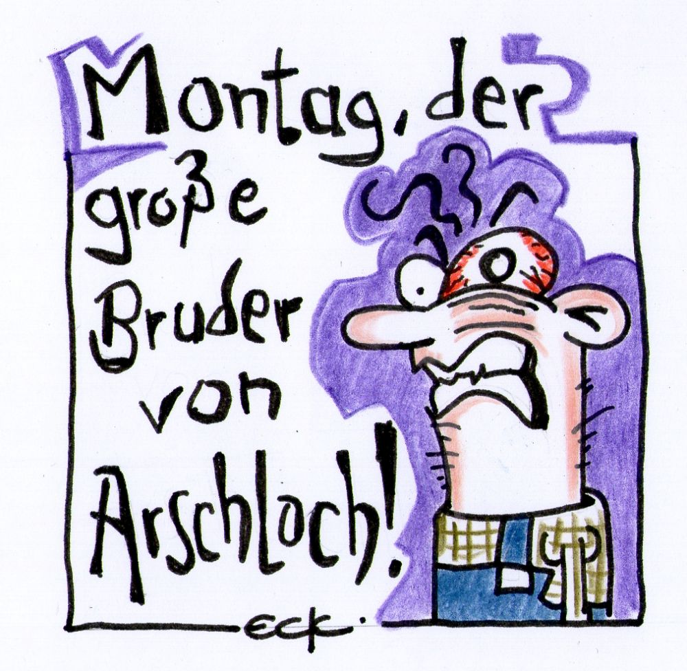 Cartoon: Arschloch 1