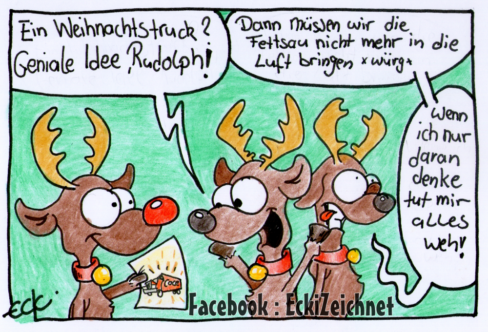 Cartoon: Weihnachtstruck 1