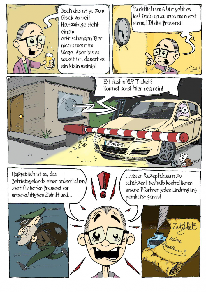 Comic: eckis BRAUEREIFÜHRUNG 4